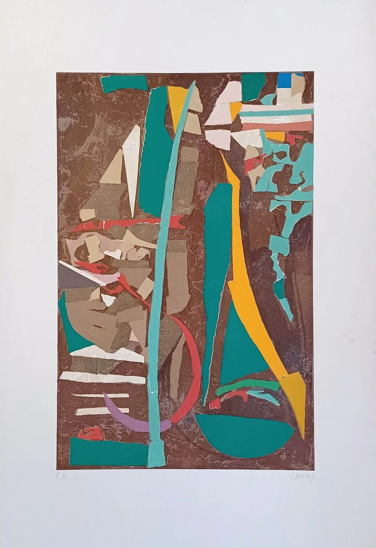 Journal d'un Fou by André Lanskoy, expressionist lithograph, 1970s 10