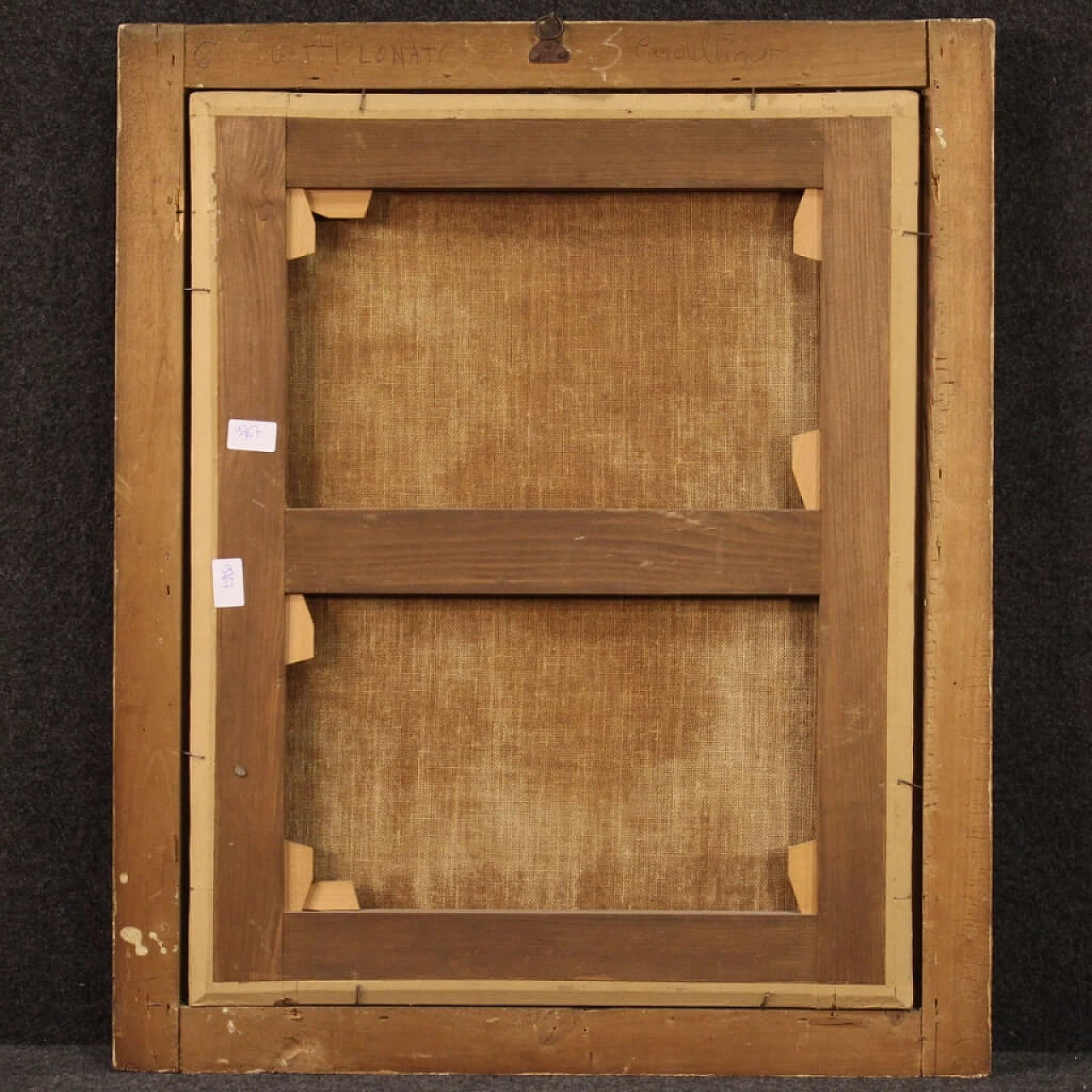 Ritratto di fanciulla con cardellino, dipinto a olio su tela, '700 6