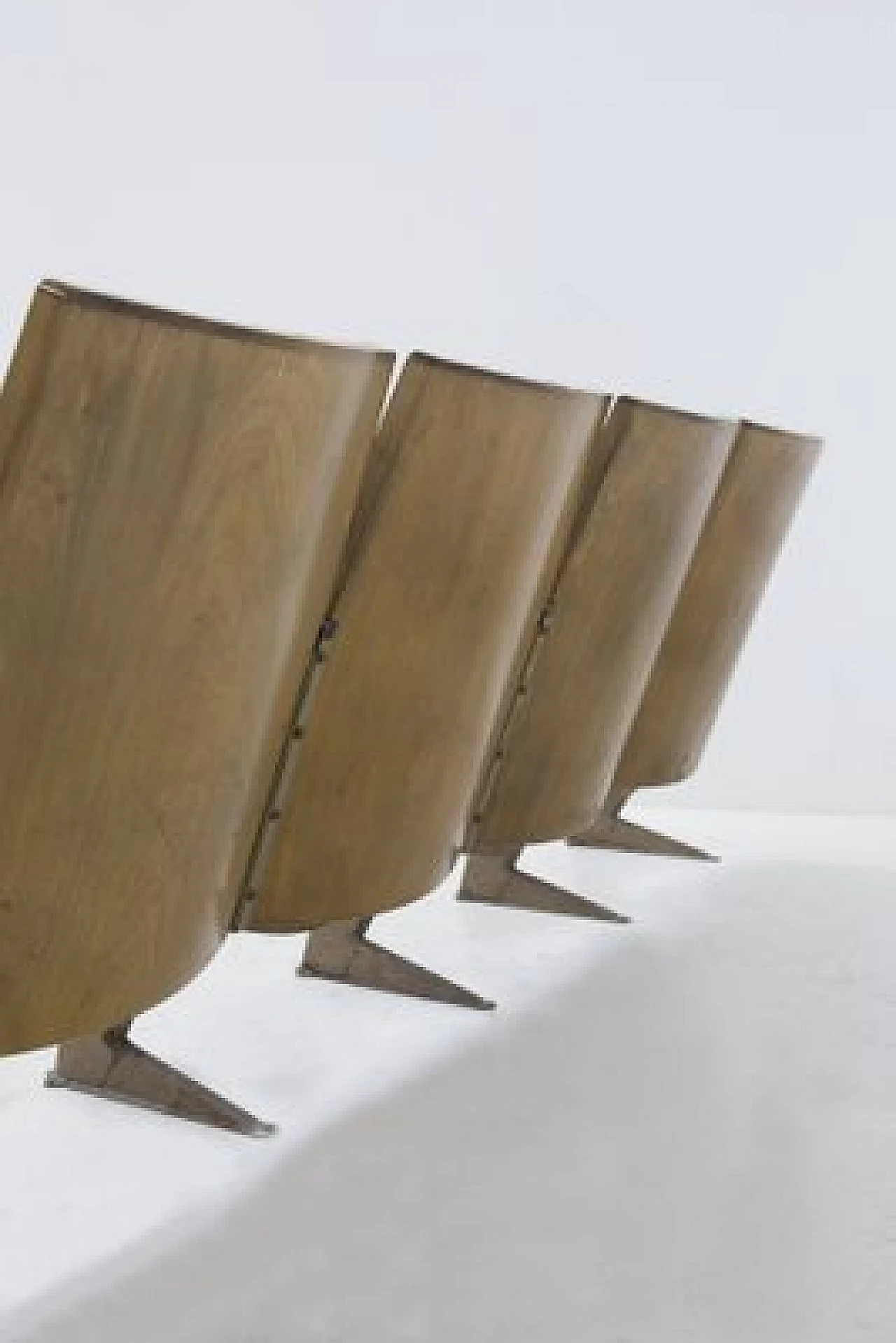 5 Cinema chairs LV4 by Rinaldi for Piccolo Milano, 1950s 11