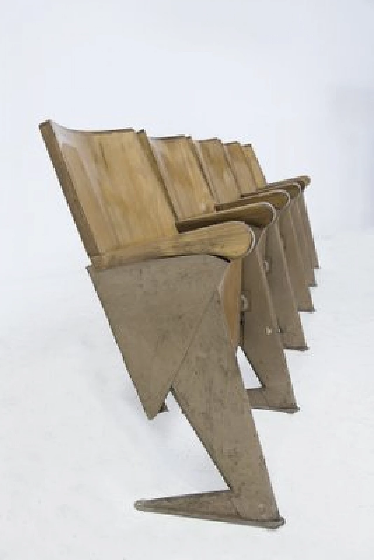5 Cinema chairs LV4 by Rinaldi for Piccolo Milano, 1950s 12