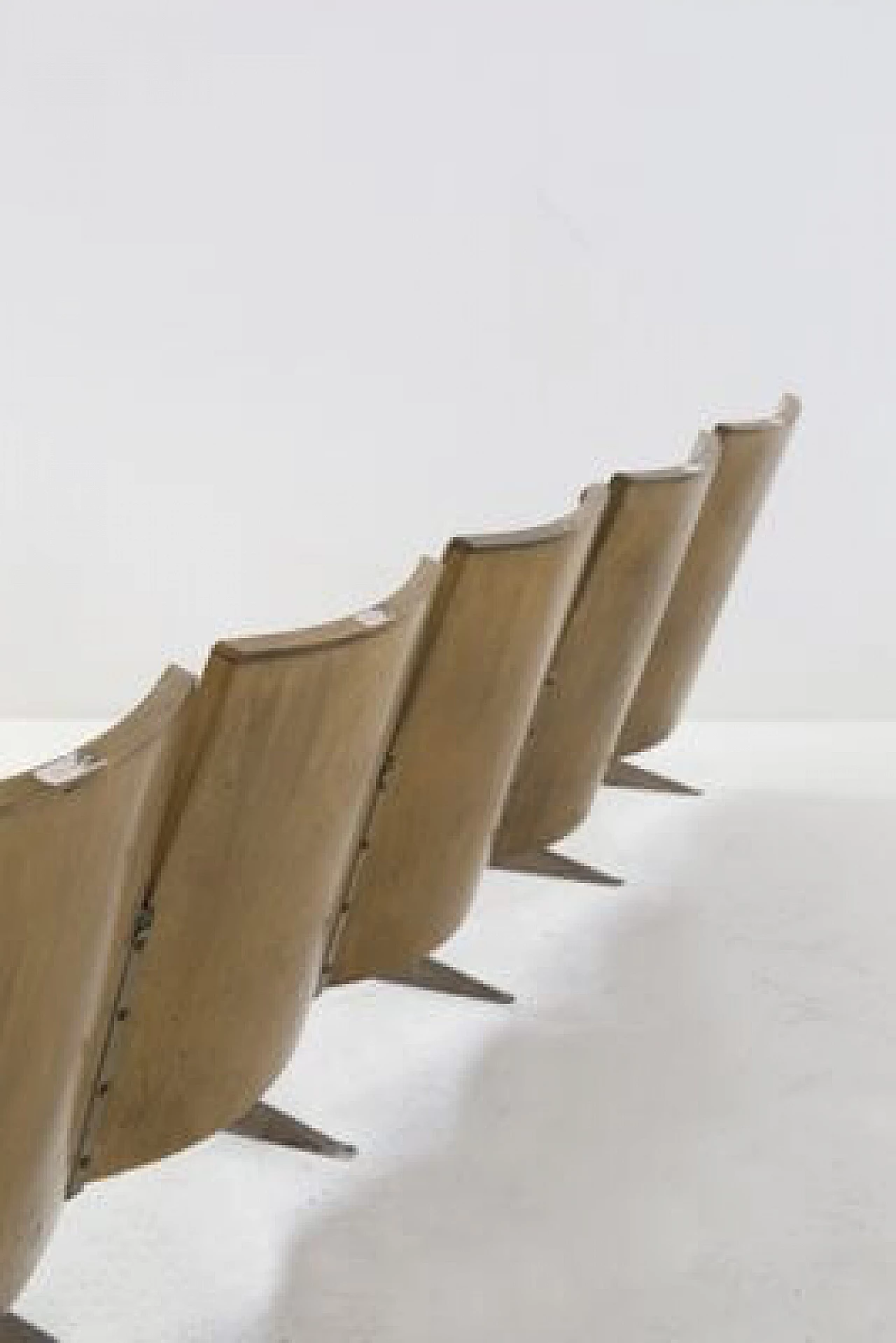 5 Cinema chairs LV4 by Rinaldi for Piccolo Milano, 1950s 13