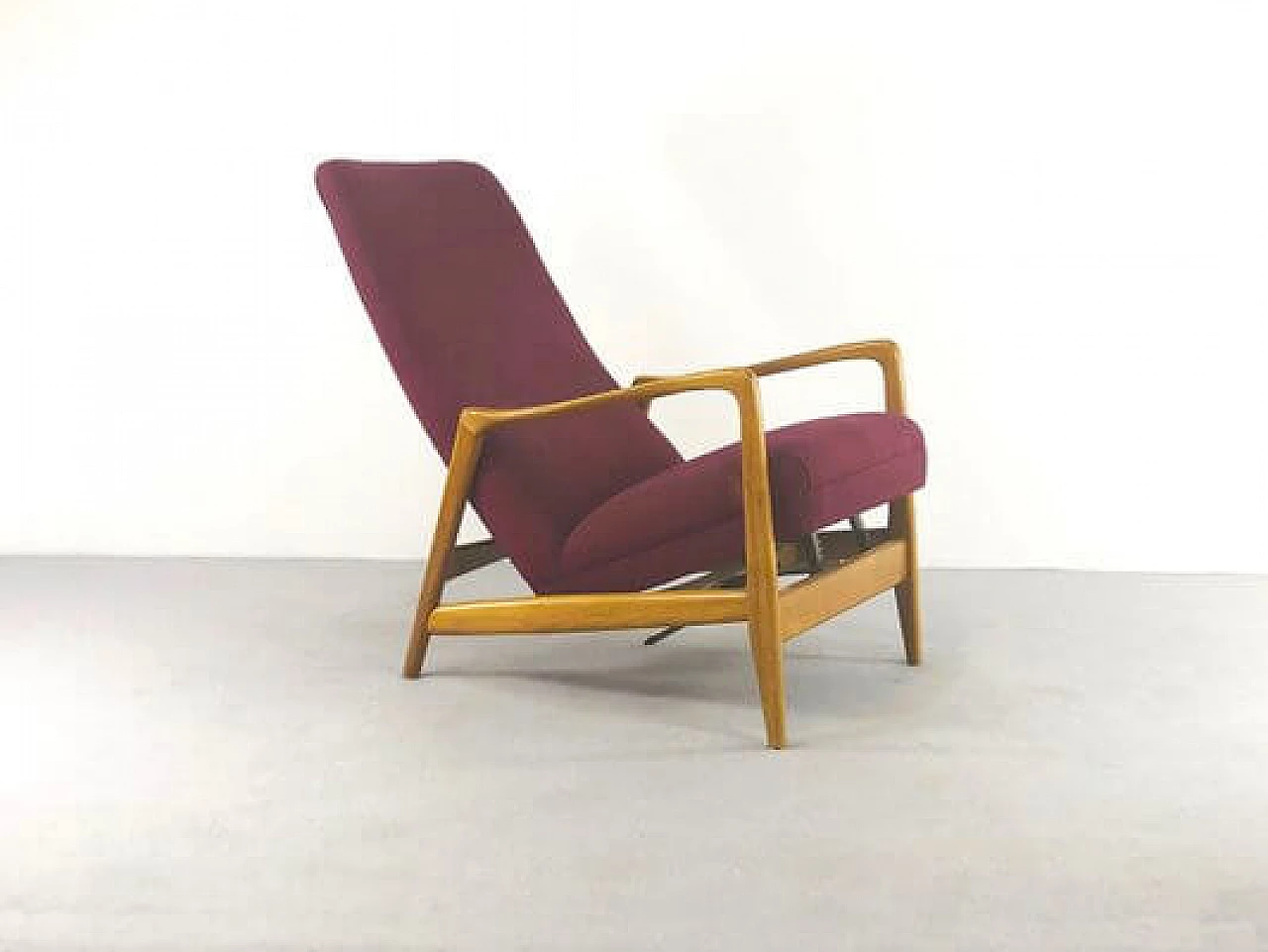 Reclining armchair 829 by Gio Ponti for Cassina, 1950s 1