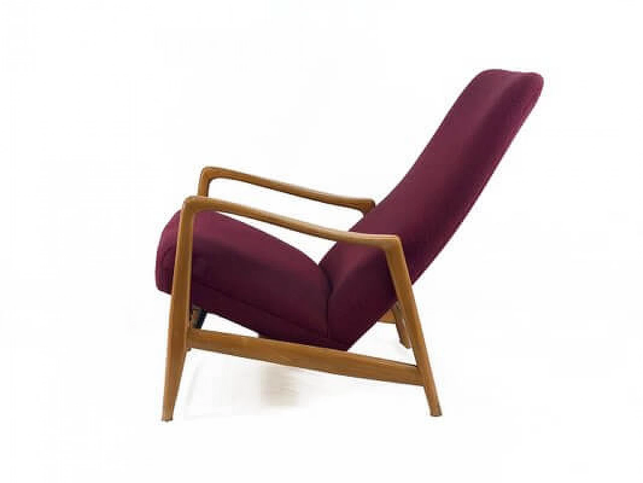 Reclining armchair 829 by Gio Ponti for Cassina, 1950s 2