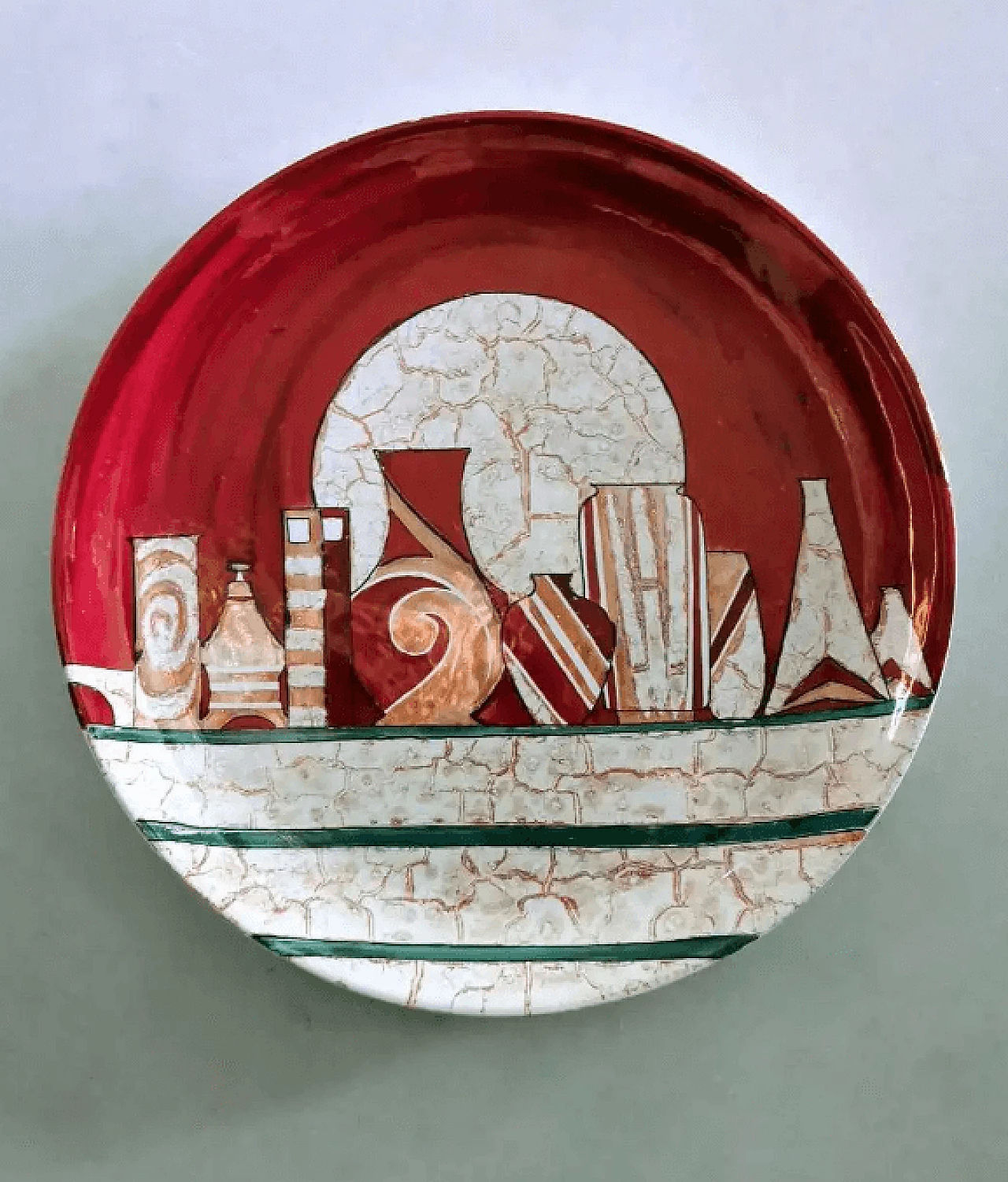 Piatto svizzero Uby in ceramica di Costa Ceramiche d'Arte, anni '90 2