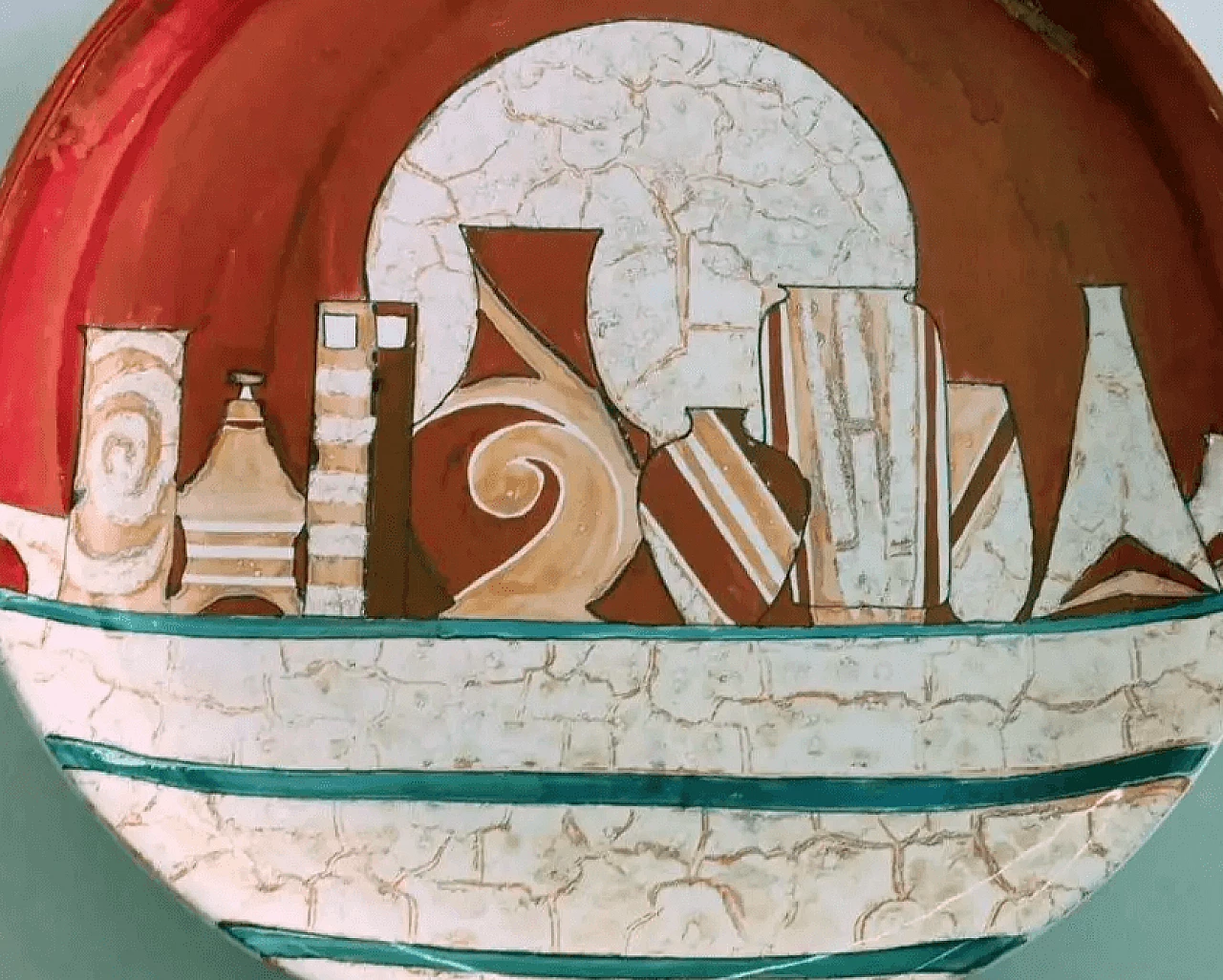 Piatto svizzero Uby in ceramica di Costa Ceramiche d'Arte, anni '90 3