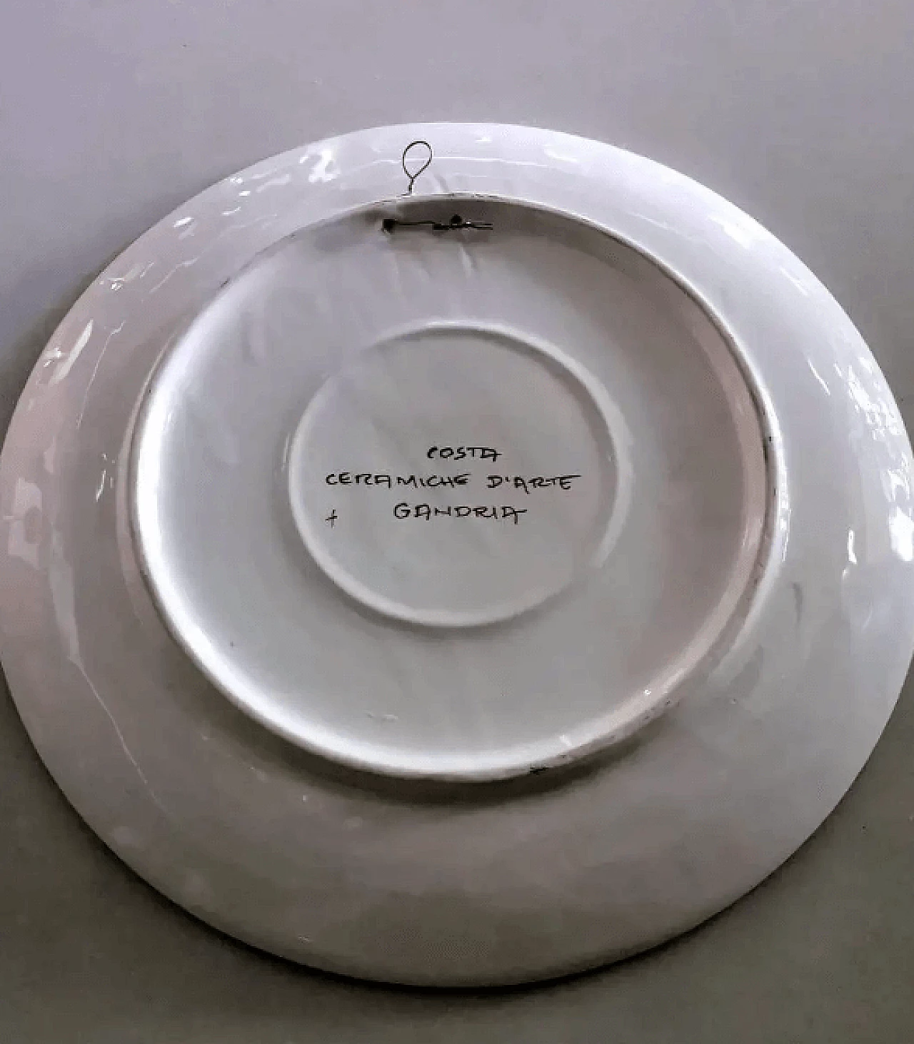 Swiss Uby ceramic plate by Costa Ceramiche d'Arte, 1990s 14