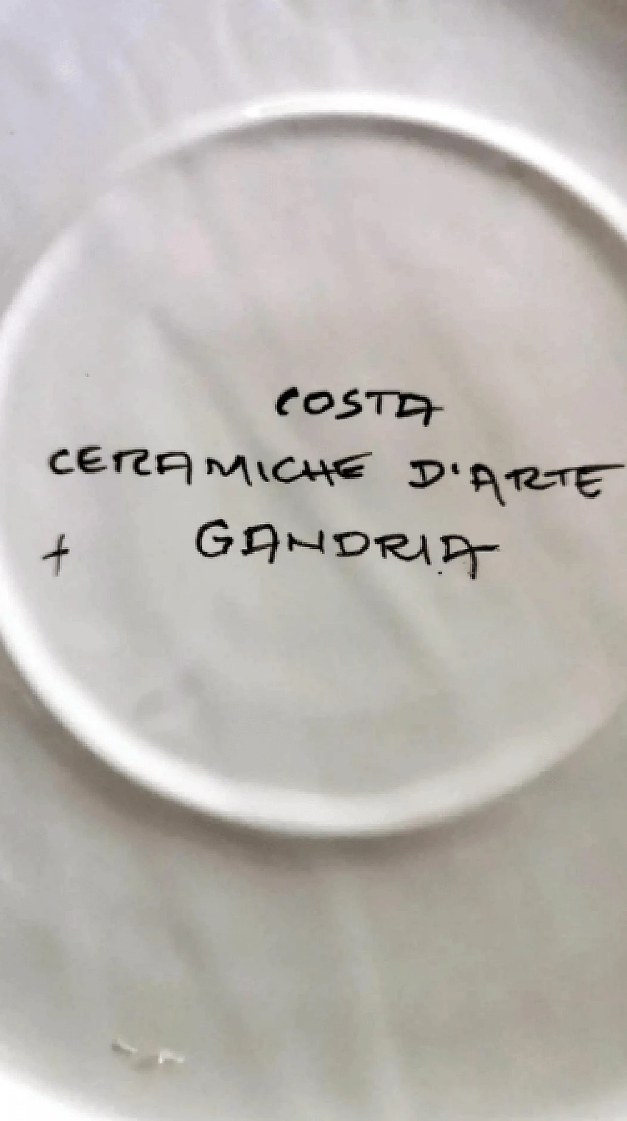 Swiss Uby ceramic plate by Costa Ceramiche d'Arte, 1990s 16