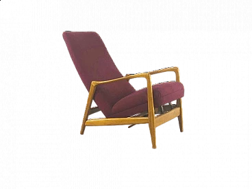 Reclining armchair 829 by Gio Ponti for Cassina, 1950s