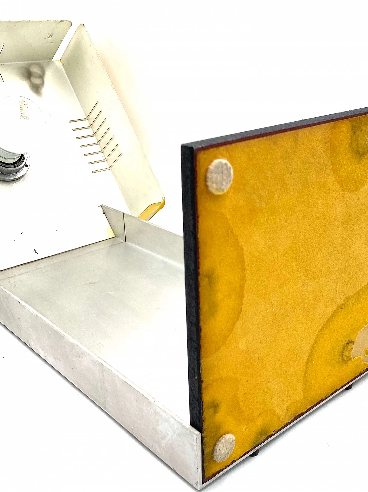 Space Age yellow cubic table lamp, 1970s 19