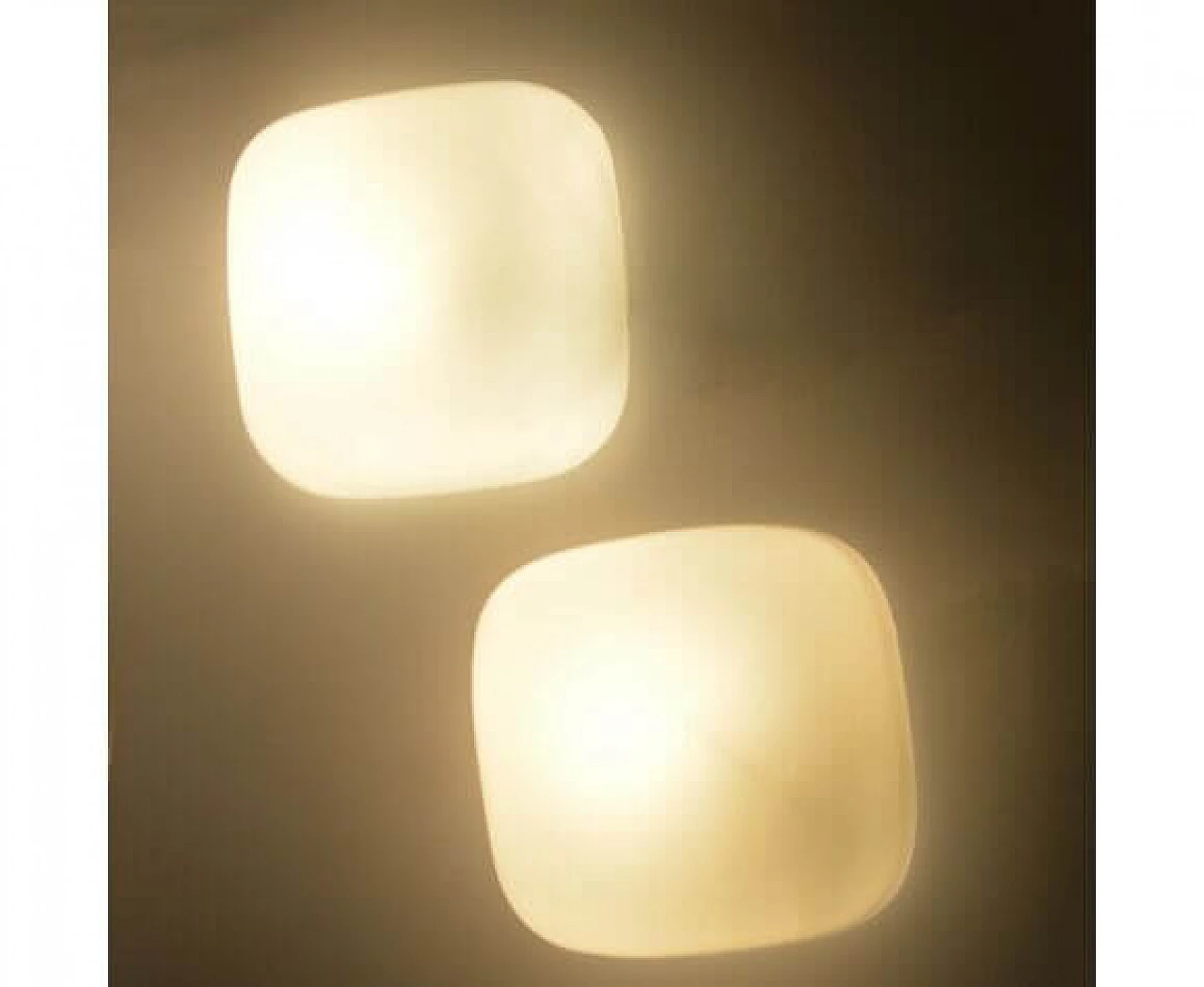 Pair of Ote-2 ceiling lights for Foton, 1970s 9