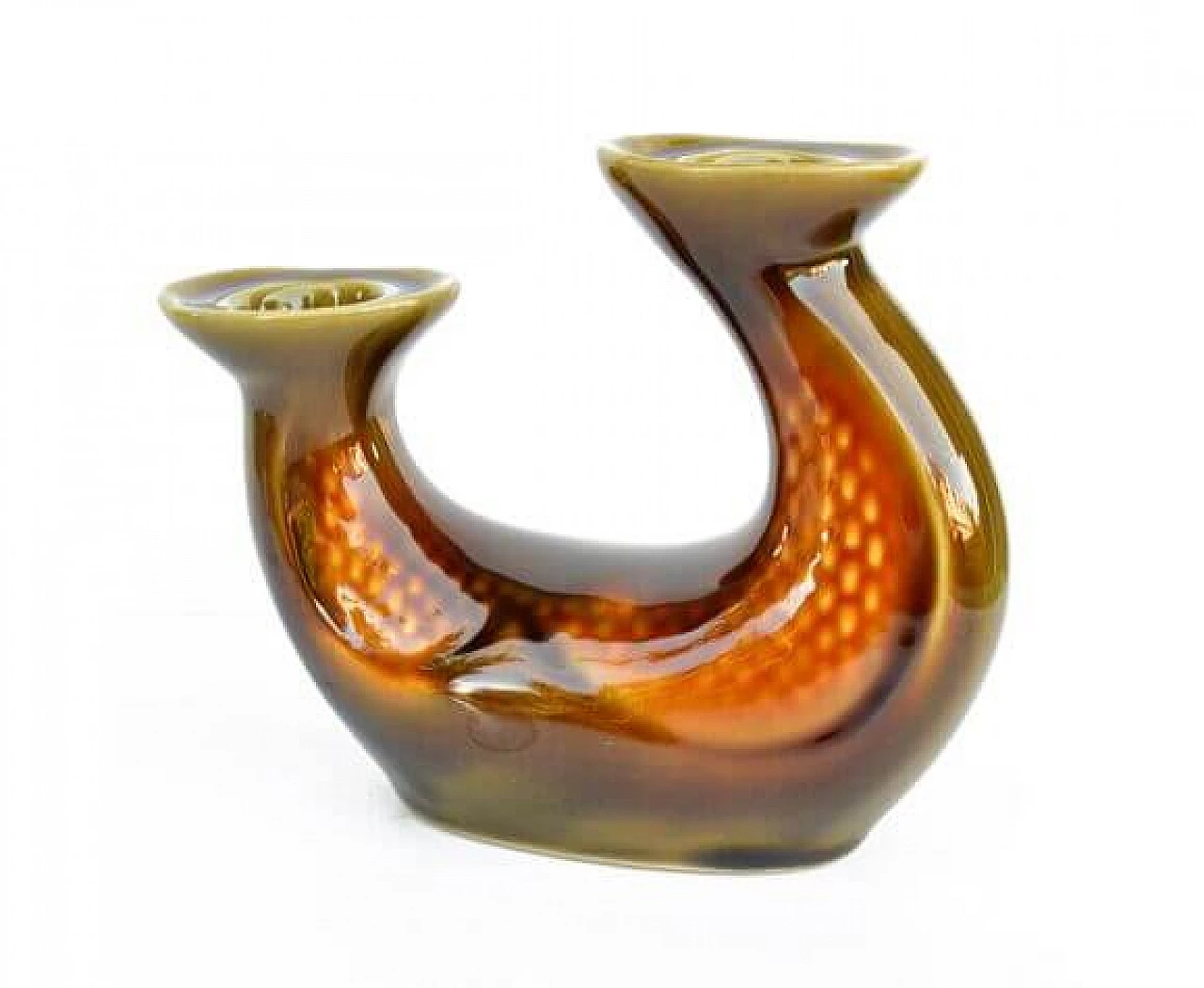 Ceramic candlestick for Ditmar Urbach, 1960s 2