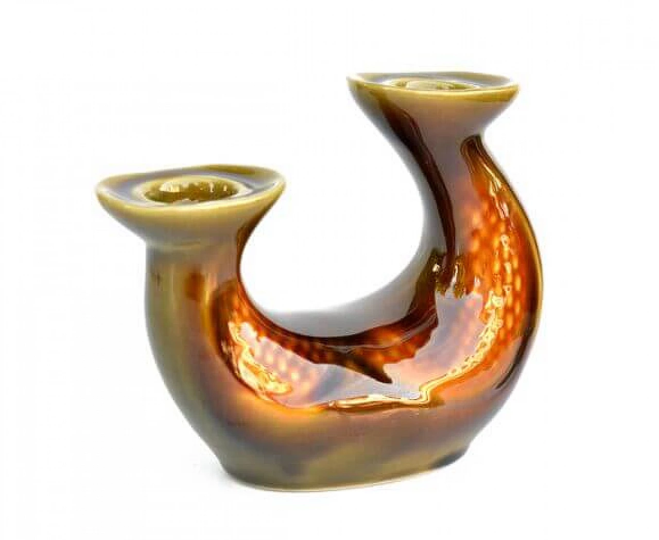 Ceramic candlestick for Ditmar Urbach, 1960s 3