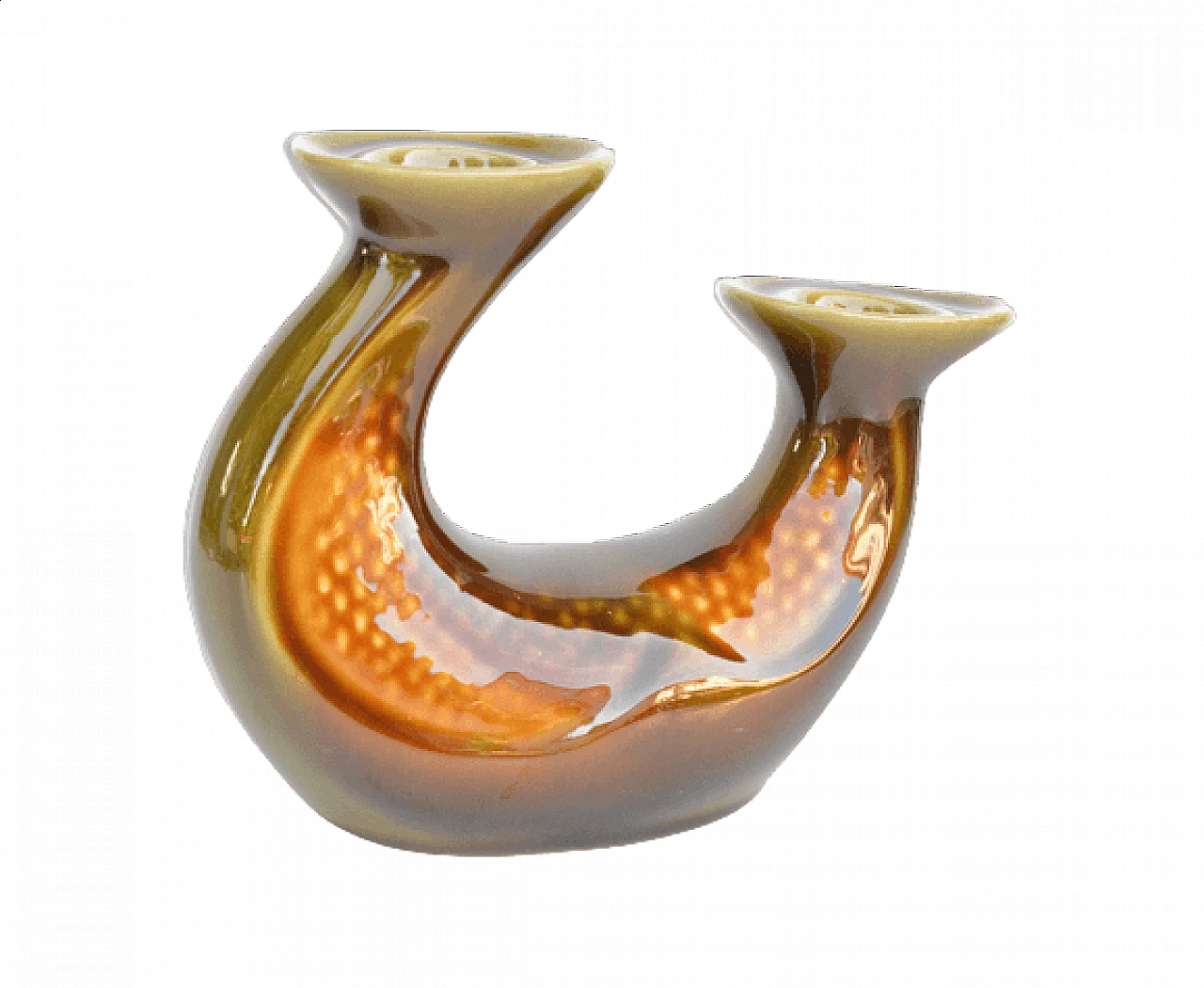 Ceramic candlestick for Ditmar Urbach, 1960s 10