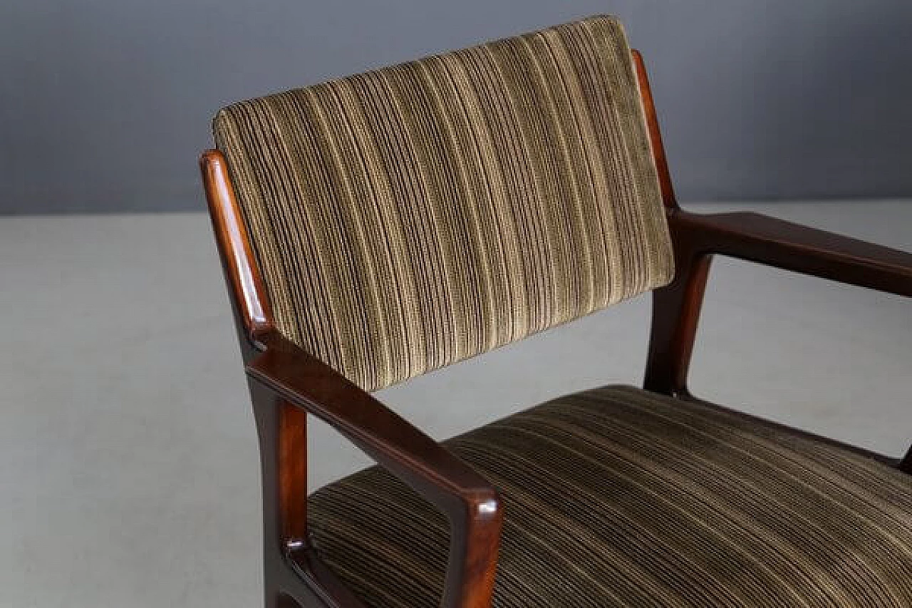 Pair of velvet armchairs, 1950s 6