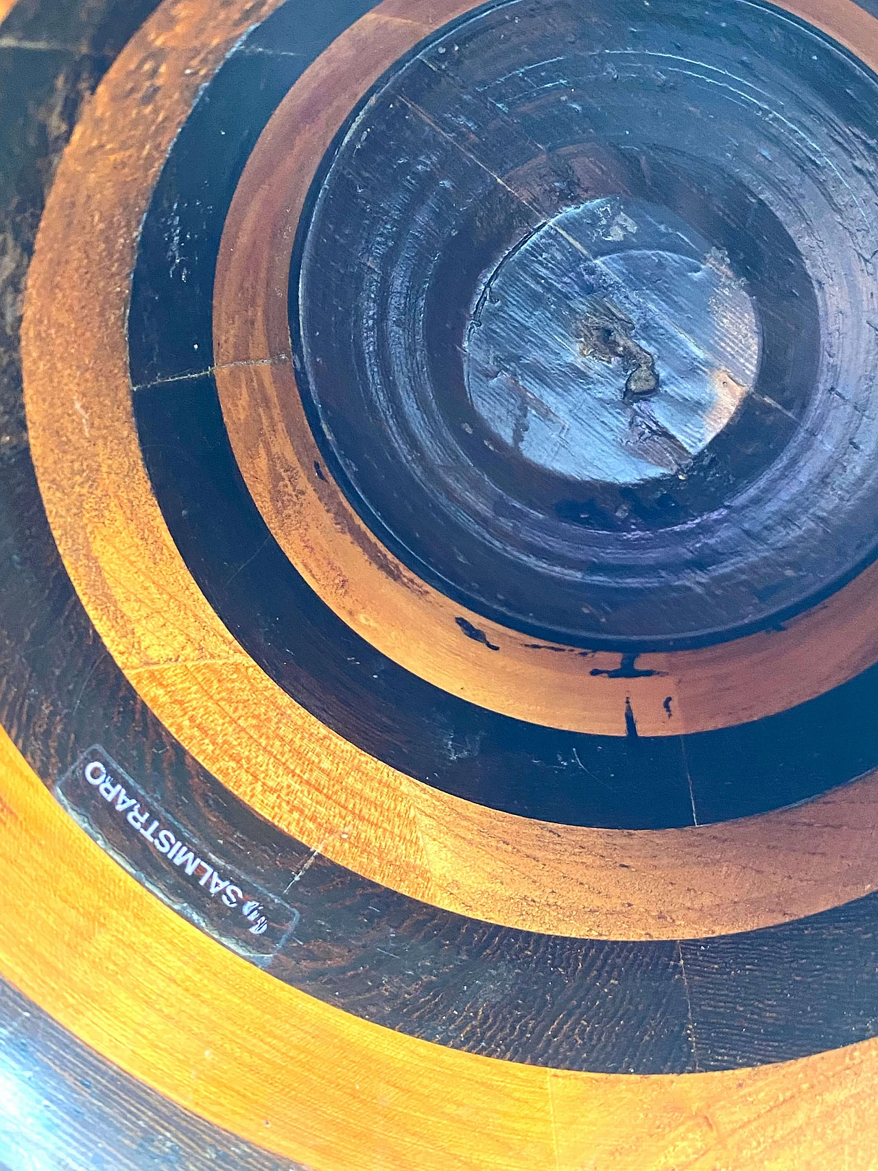 Conical solid wood sculpture by Salmistraro, 1970s 16