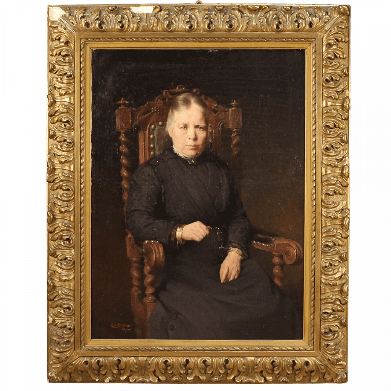 Leo Steel, portrait of Maria Erminia Segers, oil on canvas, 1920 13