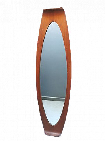 Wooden mirror attributed to Franco Campo and Carlo Graffi, 1950s