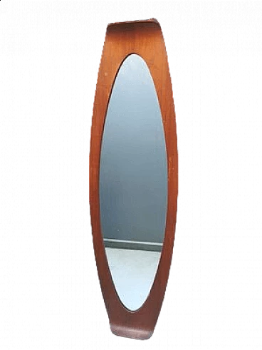 Wooden mirror attributed to Franco Campo and Carlo Graffi, 1950s
