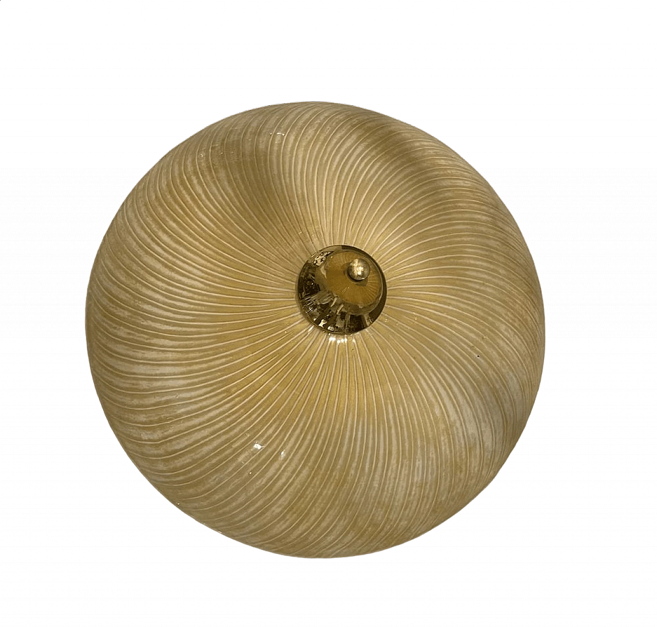 Lampada da soffitto a incasso in vetro di Murano, anni '70 13