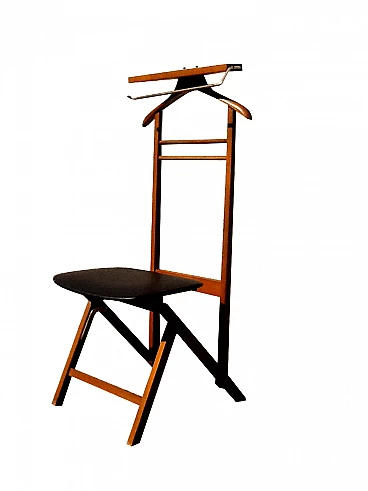 Sgabello in legno di Ico Parisi per Reguitti, anni '60