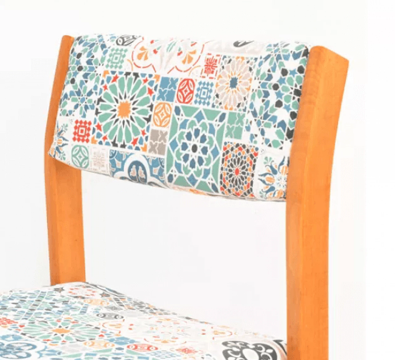 Ethnic upholstered chair by WK Möbel, 1980s 2