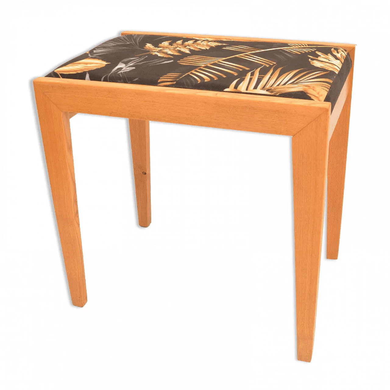 Wooden stool by K. Musil, 1960s 1