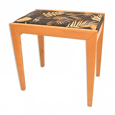 Wooden stool by K. Musil, 1960s