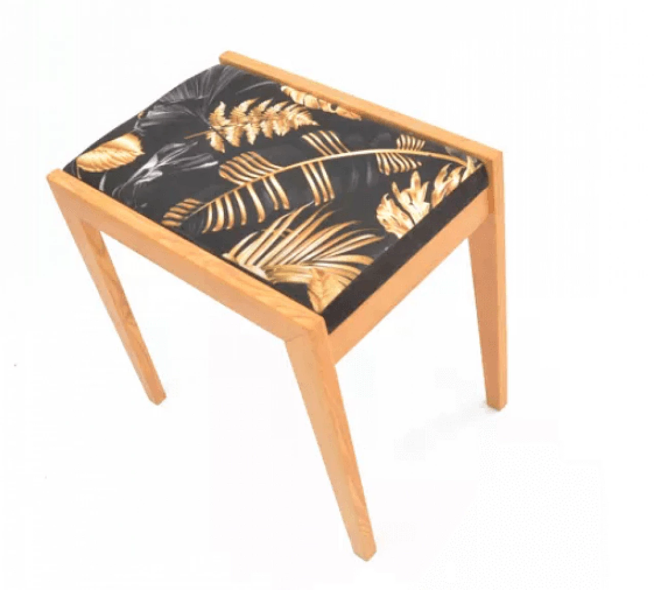Wooden stool by K. Musil, 1960s 2
