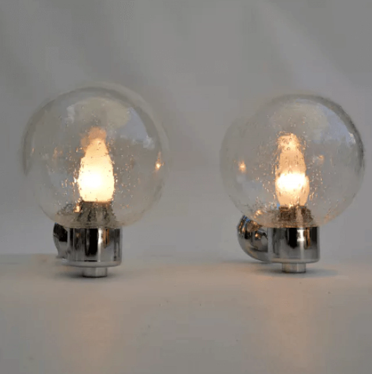Pair of wall lights by Karl Lenz, 1980s 11