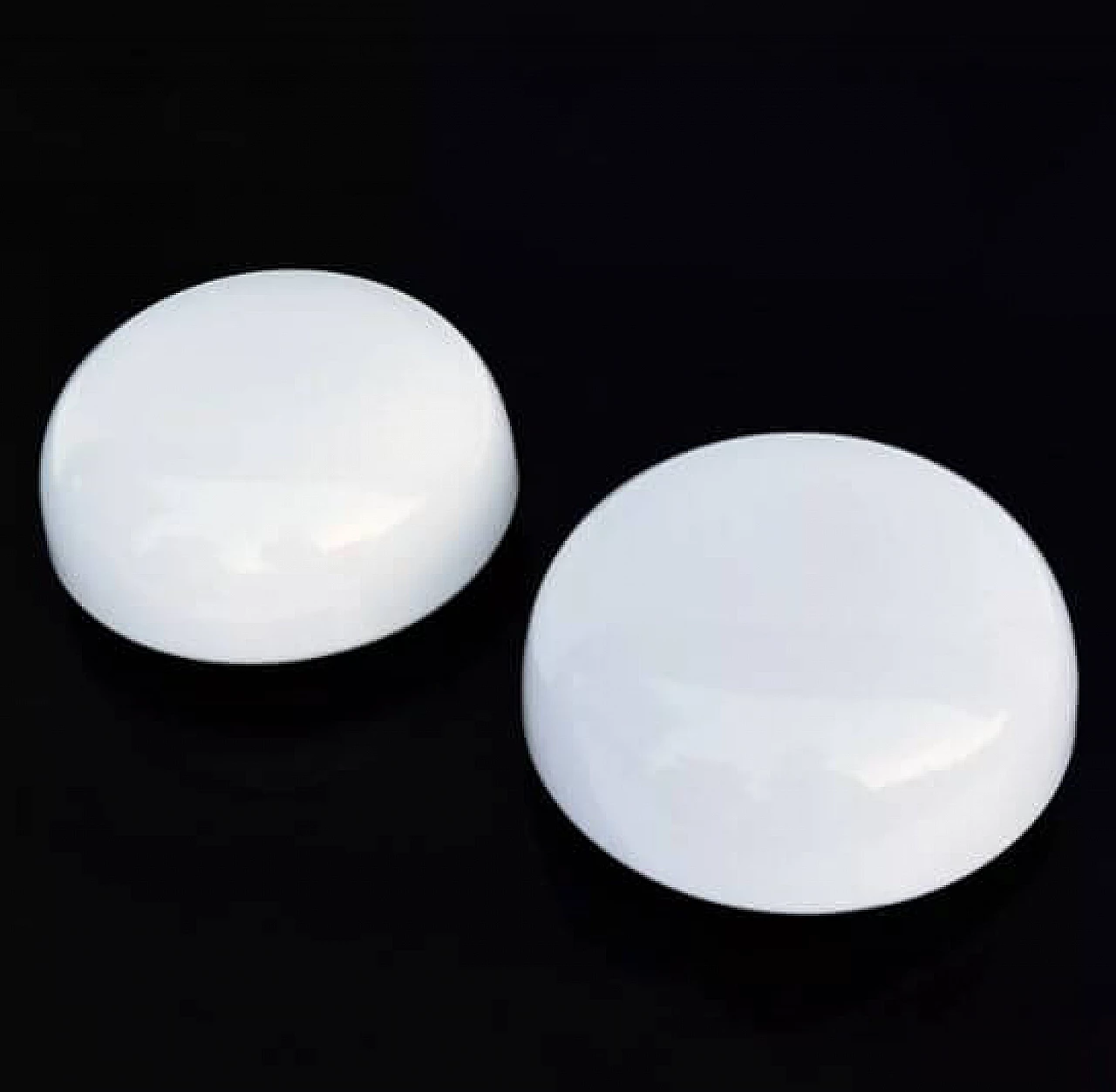 Pair of OTE 4 ceiling lamps by FOTON Light-Sensitive Materials Factory, 1980s 2