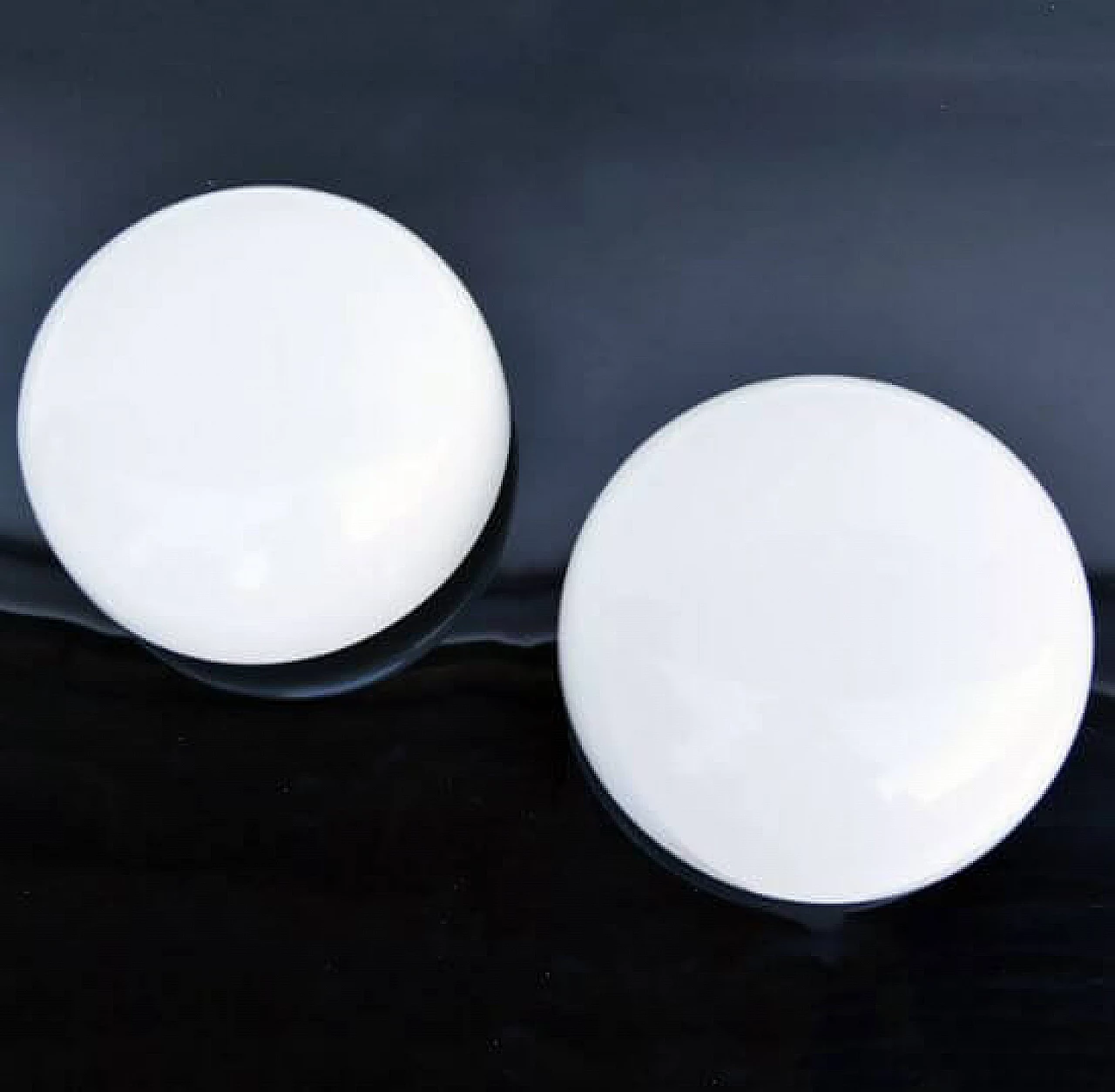 Pair of OTE 4 ceiling lamps by FOTON Light-Sensitive Materials Factory, 1980s 3