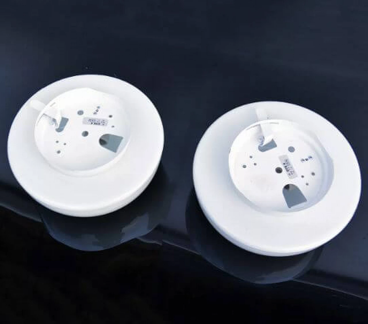 Pair of OTE 4 ceiling lamps by FOTON Light-Sensitive Materials Factory, 1980s 4