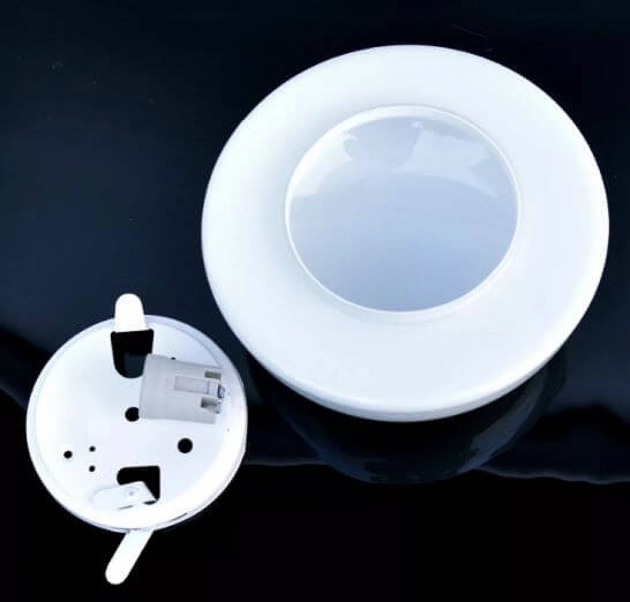 Pair of OTE 4 ceiling lamps by FOTON Light-Sensitive Materials Factory, 1980s 7