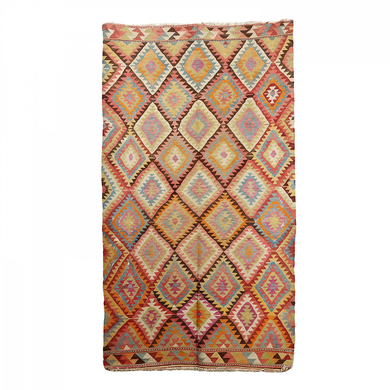 Tappeto turco Kilim in cotone 1