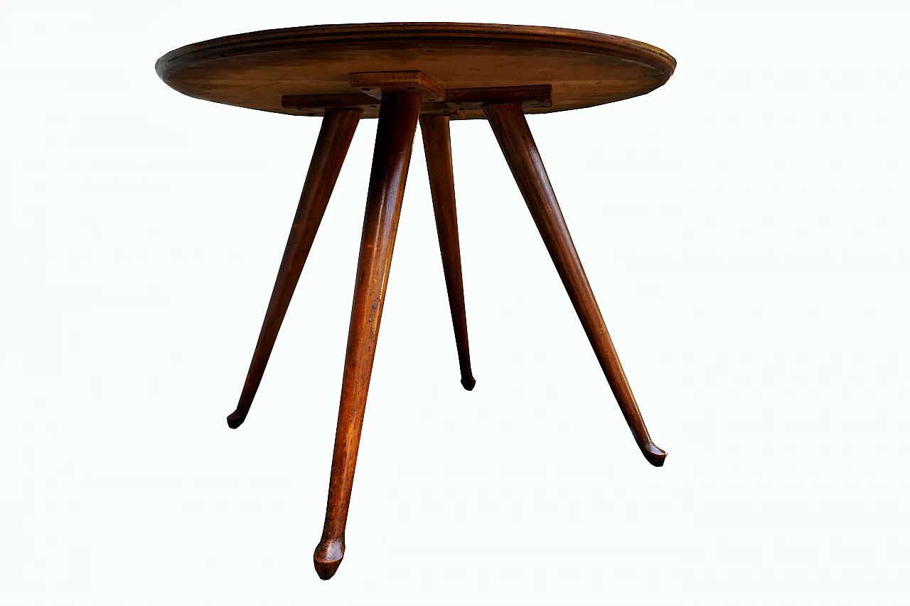 Tavolino in legno di Osvaldo Borsani, anni '50 1