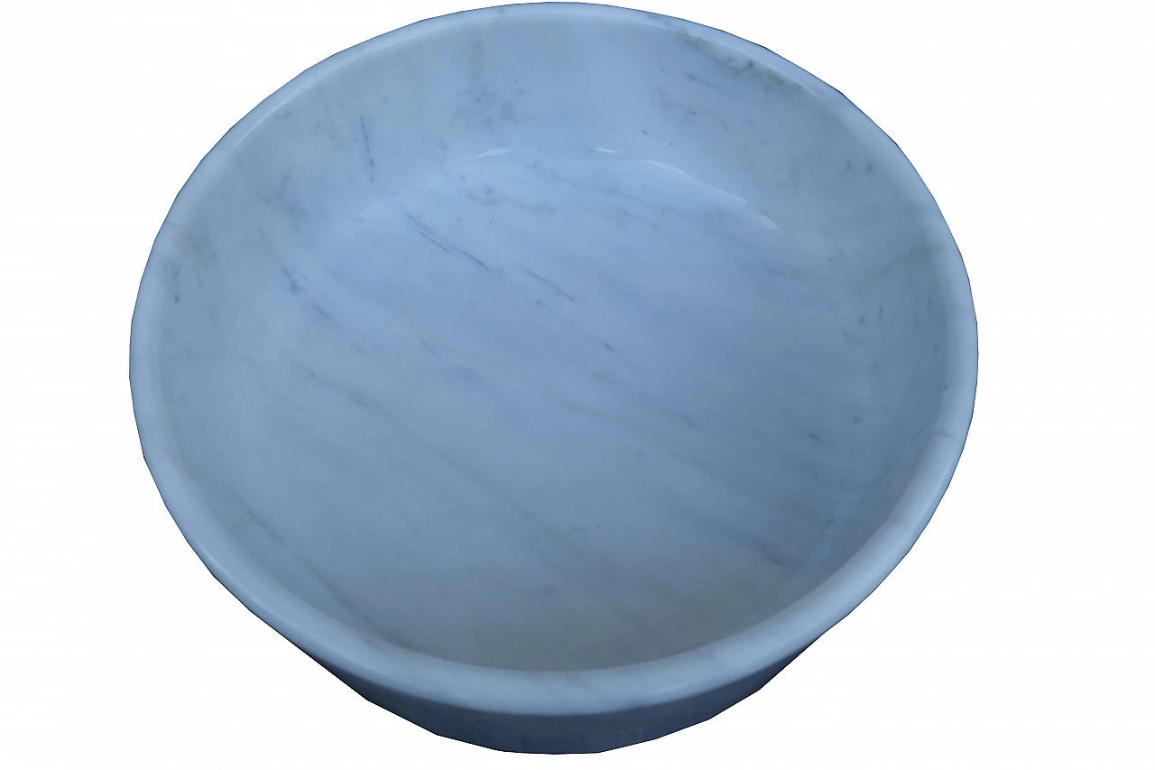 Carrara marble planter by Angelo Mangiarotti, 1970 3