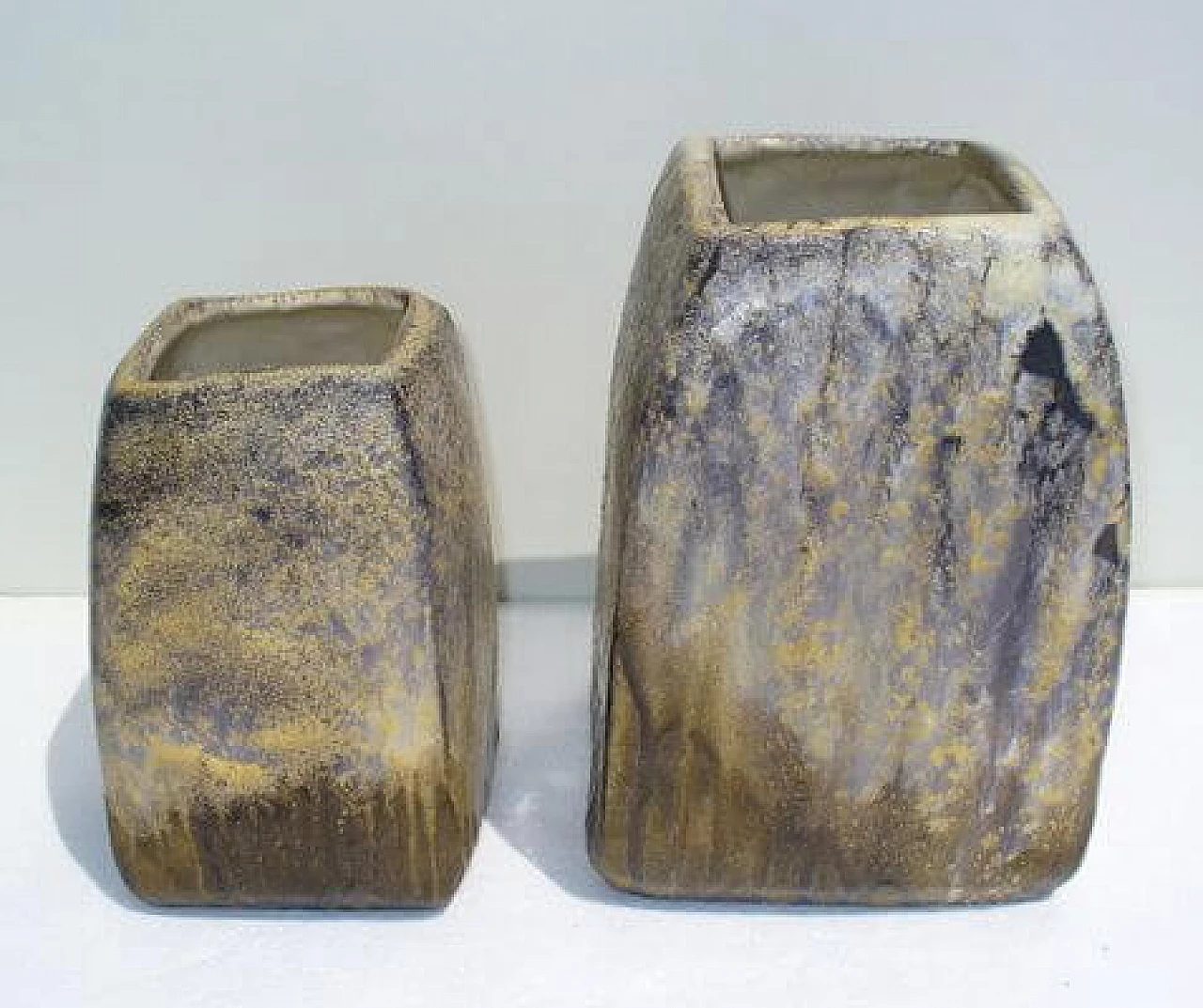 Pair of vases by Marcello Fantoni, 1970s 3