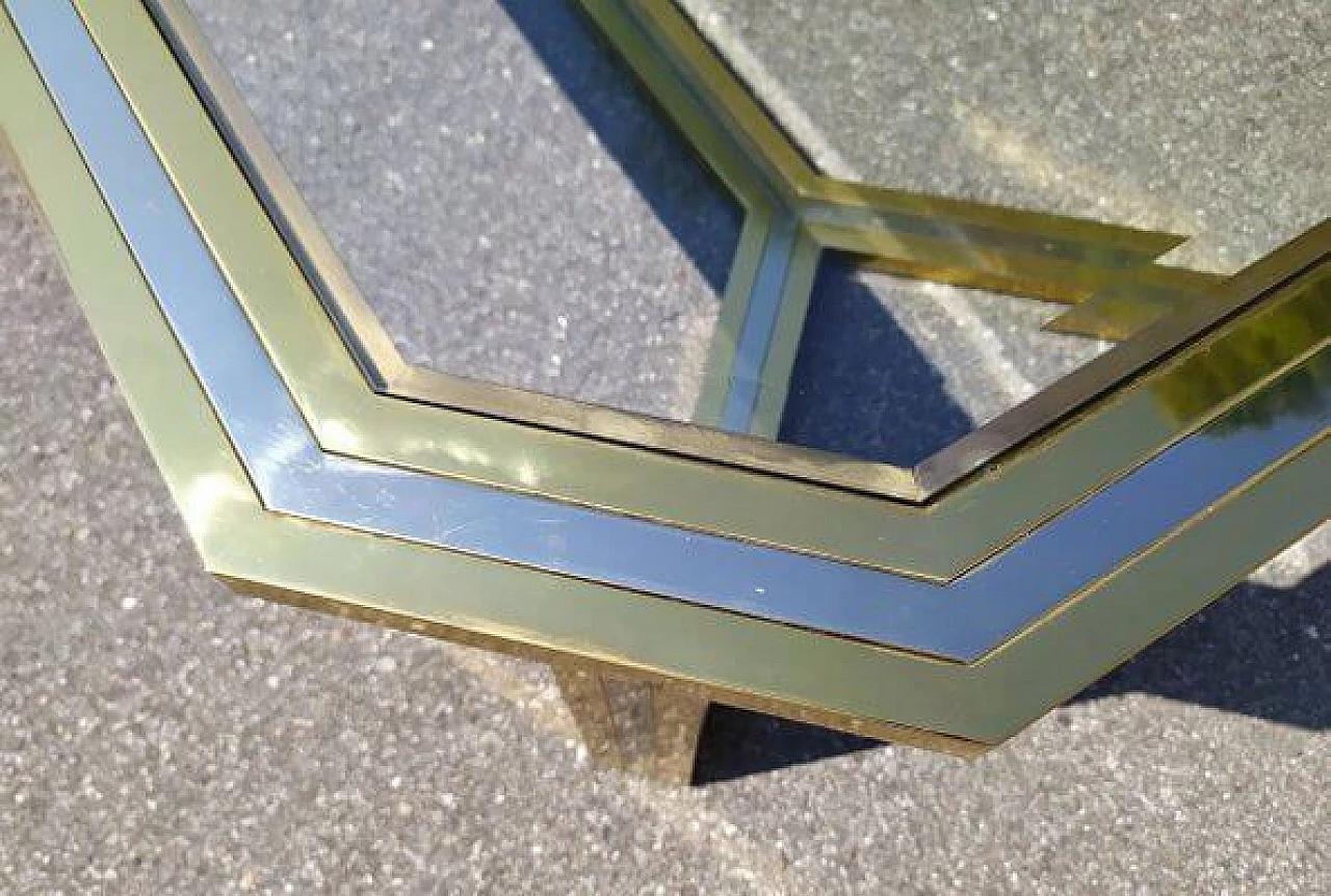 Brass coffee table, 1970s 2
