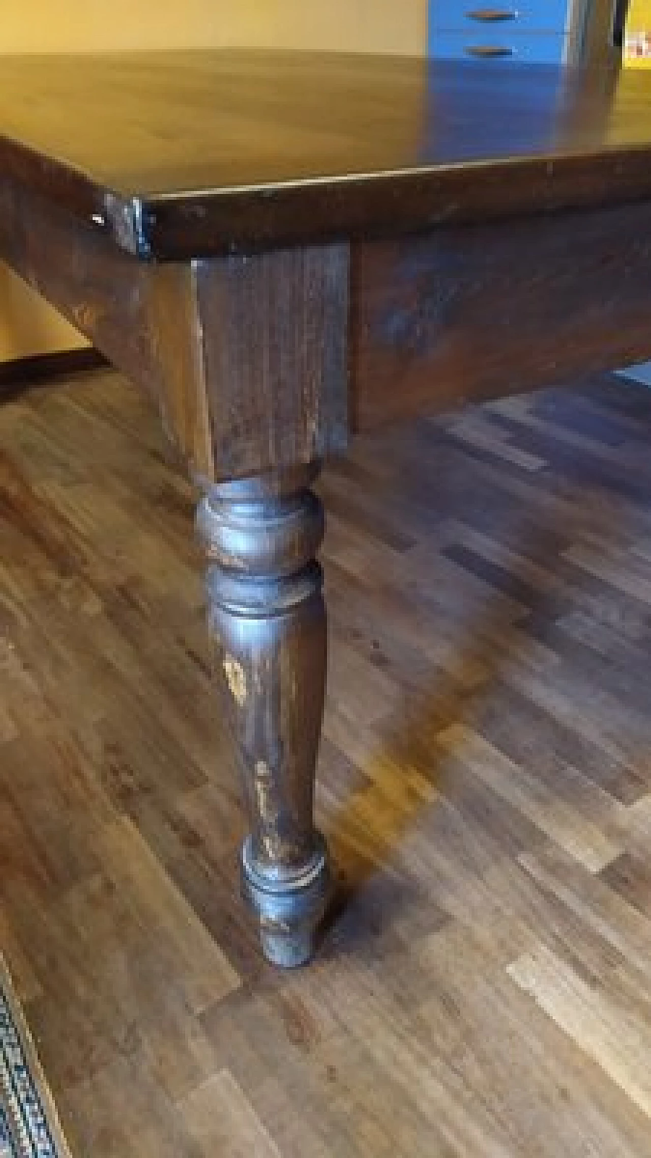 Pine bistro table, 1920s 3