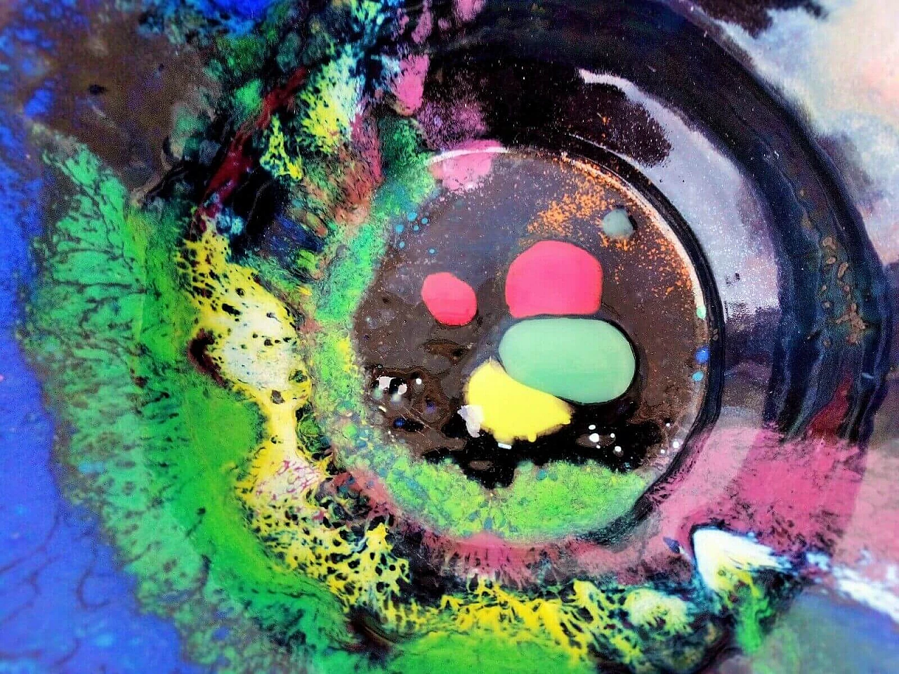 Ciotola in rame smaltato multicolore di Paolo De Poli, 1955 12