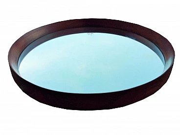 Specchio in teak attribuito alla produzione Saporiti, anni '60