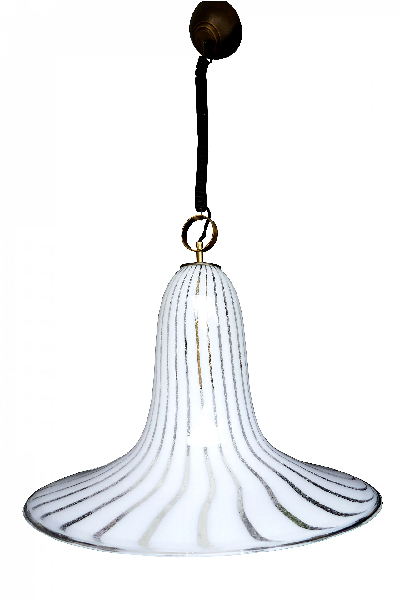 Glass chandelier for Venini, 1970s 1