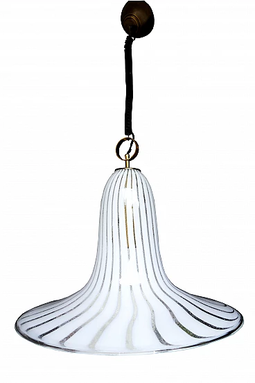Glass chandelier for Venini, 1970s