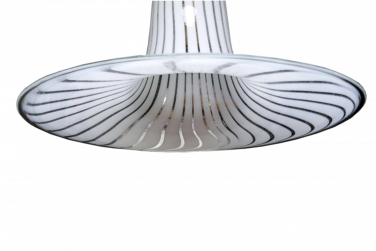 Glass chandelier for Venini, 1970s 2