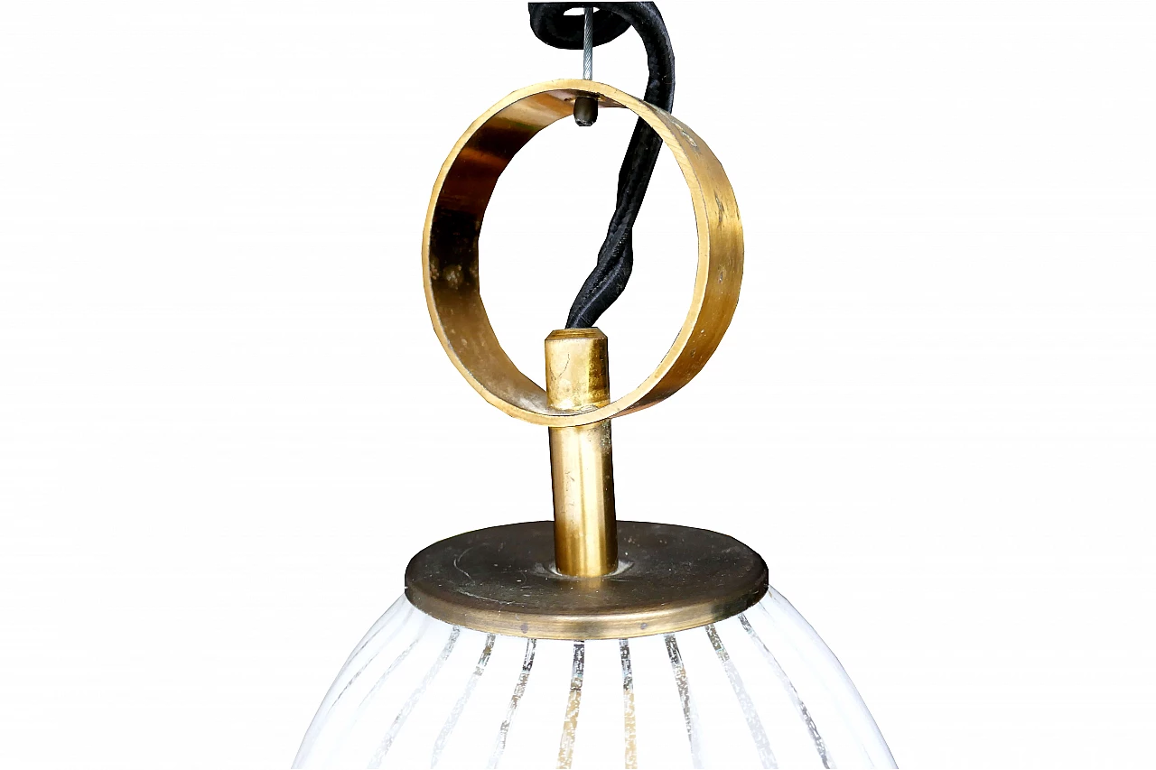 Glass chandelier for Venini, 1970s 5