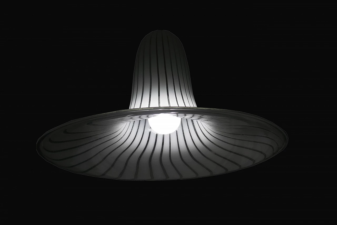 Glass chandelier for Venini, 1970s 11