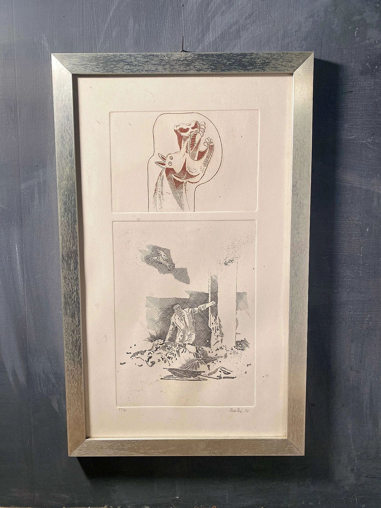 Lithographic composition by Pescatori, 1979 2