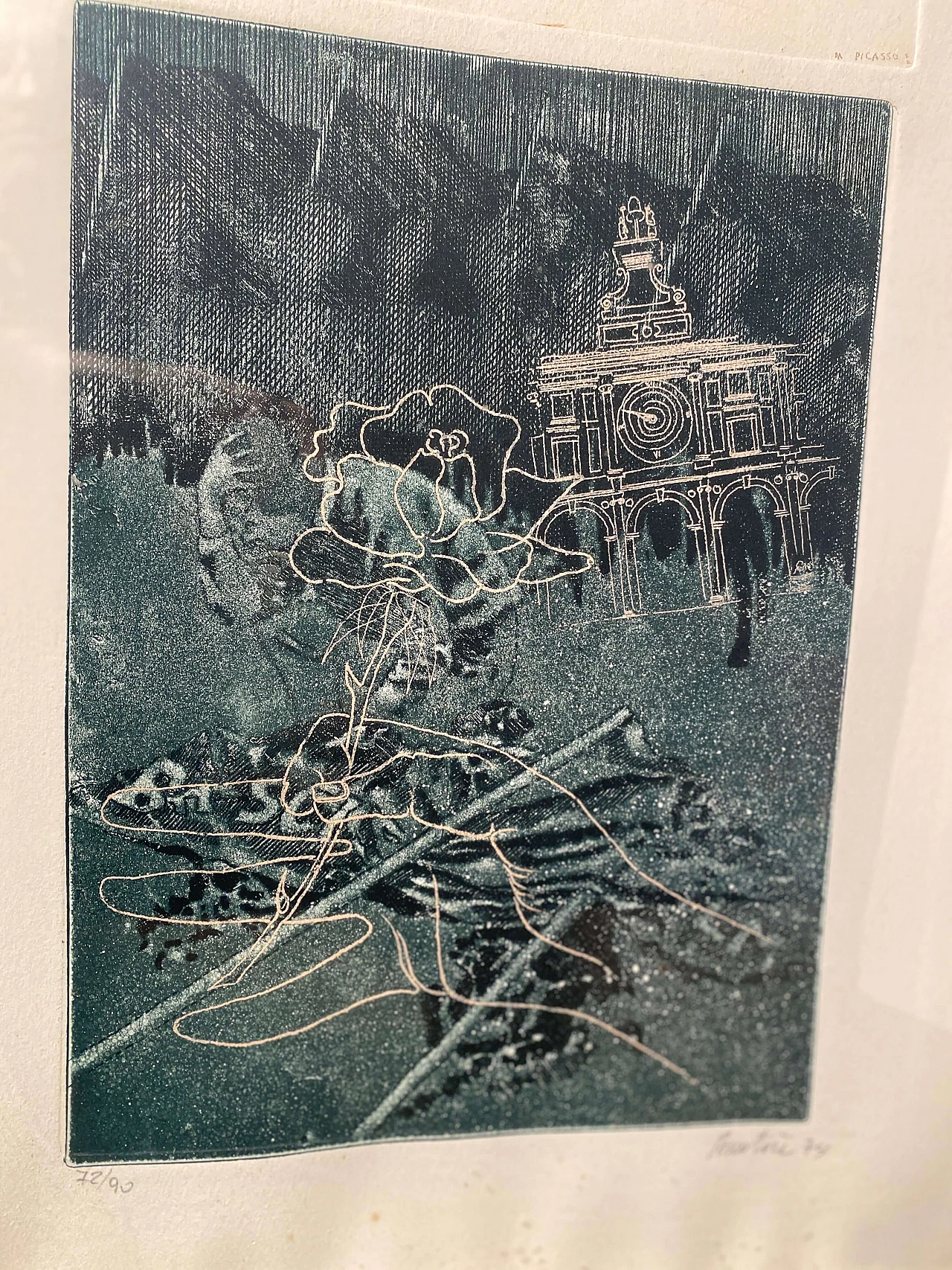 Lithographic composition by Pescatori, 1970s 5