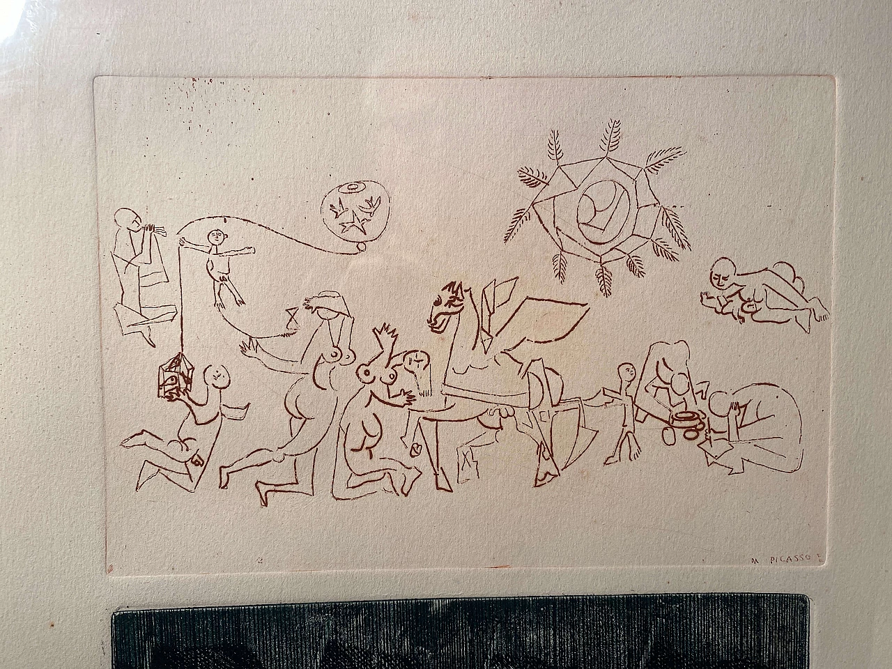 Lithographic composition by Pescatori, 1970s 8