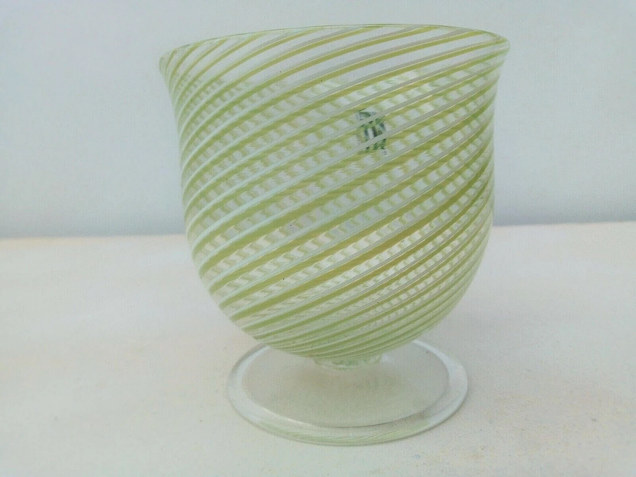 Bicchiere in vetro di Owe Thorsen e Brigitta Karlsson per Venini, anni '70 9